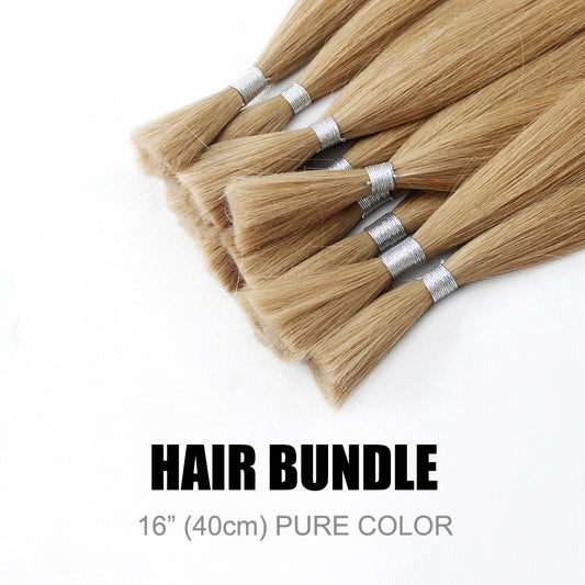 Bundles Raw Hair Bulk Hair Extensions Pure Colour 16” (40cm)