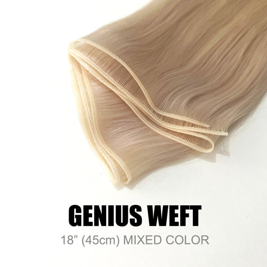 Genius Weft Hair Extensions Mixed Colour 18” (45cm)