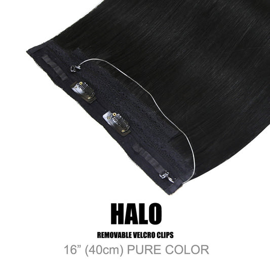 Extensions de cheveux bruts en vrac, couleur pure, 40 cm (16 pouces)