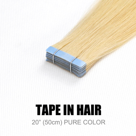 Tape In Hair Extensions Pure Colour 20” (50cm)