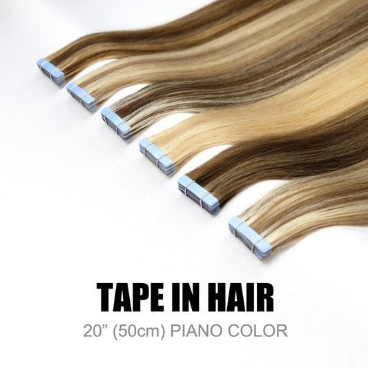 Tape In Hair Extensions Piano Colour 20” (50cm)