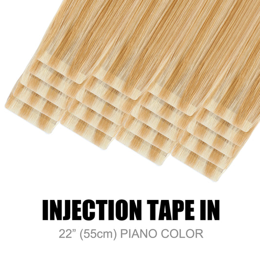 Injection In Hair Extensions Piano Colour 22” (55cm)