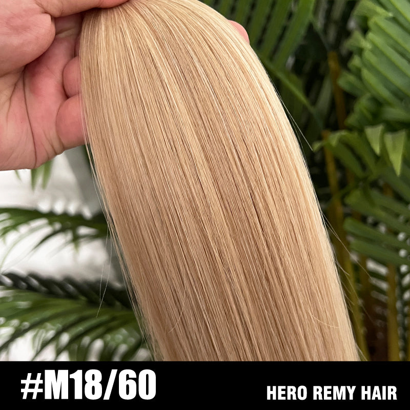 Nano Ring Remy Human Hair Extensions Mixed Colour 18” (45cm)