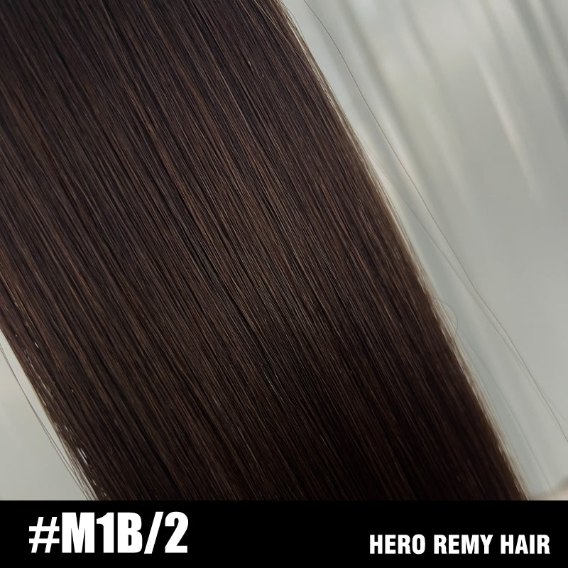 Nano Ring Remy Human Hair Extensions Mixed Colour 18” (45cm)