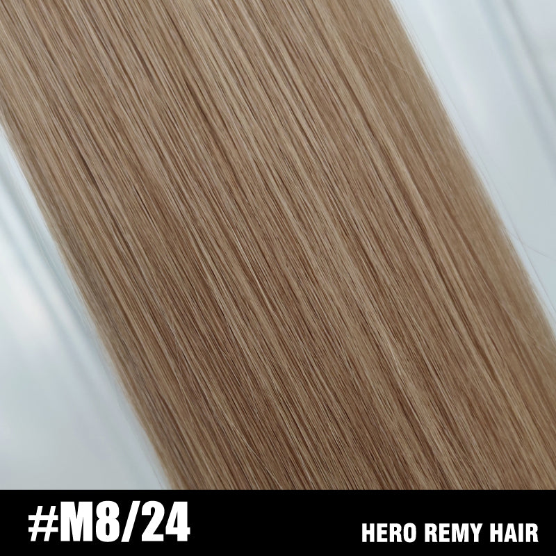 Nano Ring Remy Human Hair Extensions Mixed Colour 18” (45cm)